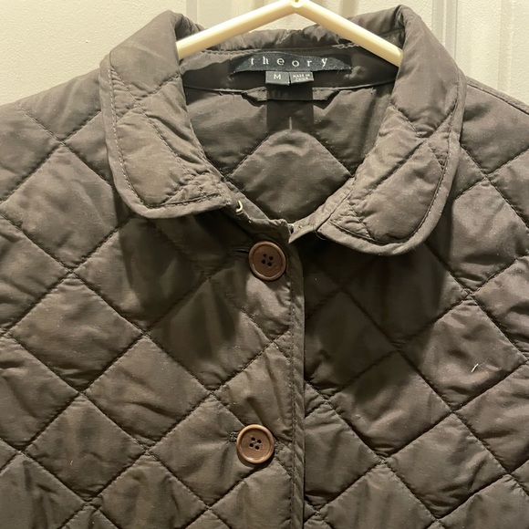 Theory Michie Brown Quilted Jacket - Picture 3 of 7